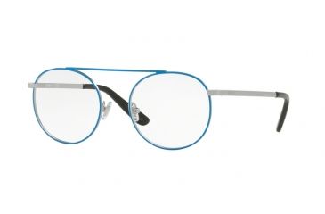 Image of DKNY DY5656 Prescription Eyeglasses 1248-50 - Silver / Blue Frame, Demo Lenses Lenses