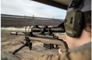 Image of DNT Optics Zulus 4K 3-24x50mm Night Vision Riflescope w/Laser Rangefinder and DNT Ballistic Engine, Black, ZT4K324R