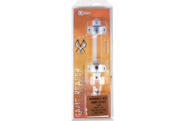 Image of DNZ Products Game Reaper Scope Mount - Browning A Bolt Short Action, Low Ring, 1 in Tube, Silver, 15500