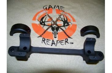 Image of DNZ Products Game Reaper Scope Mount - Browning A Bolt Long Action, High Ring, 1 in Tube, Black Matte, 12500