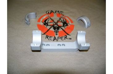 Image of DNZ Products Game Reaper Scope Mount - Browning X Bolt Long Action, High Ring, 1 in Tube, Silver, 92500s