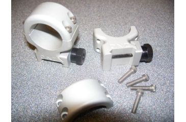 Image of DNZ Products Freedom Reaper Scope Mount - 2 x Picantinny Rail, 1 in Tube, Extra High Ring, Silver, 144PTS