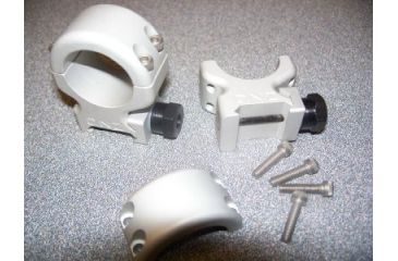 Image of DNZ Products Freedom Reaper Scope Mount - 2 x Picantinny Rail, 30 mm Tube, Extra High Ring, Silver, 344PTS