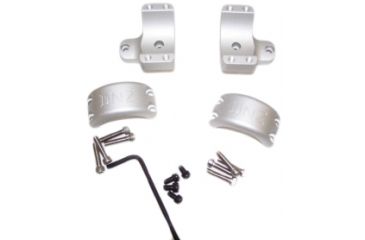 Image of DNZ Products Hunt Masters Two Piece Mounts - Savage Flatback 2003 And Older, Low Ring, 30 mm Tube, 4 Screws, Silver, 2SF3TLS