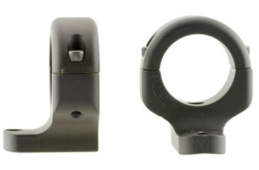 Image of DNZ Products Game Reaper Scope Mount - Steyr Pro Hunter, High Ring, 1 in Tube, 2.896 in Inner Hole Spacing, Silver, 32950S