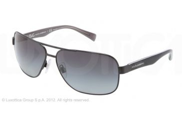 Image of Dolce&amp;Gabbana CONTRAST DG2120P Single Vision Prescription Sunglasses DG2120P-1169T3-64 - Lens Diameter 64 mm, Lens Diameter 64 mm, Frame Color Black