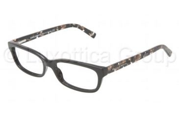 Image of Dolce&amp;Gabbana DG3084 SV Prescription Eyeglasses - Black Frame / 54 mm Prescription Lenses, 1527-5416