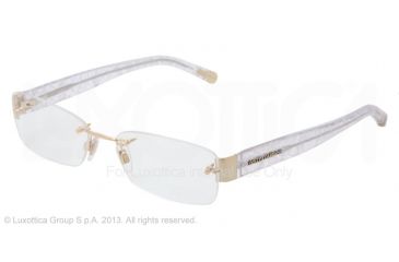 Image of Dolce&amp;Gabbana DG1218 Bifocal Prescription Eyeglasses 1078-5417 - Gold 