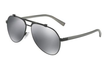 Image of Dolce&amp;Gabbana DG2189 Bifocal Prescription Sunglasses DG2189-01-6G-61 - Lens Diameter 61 mm, Frame Color Matte Gunmetal/Black