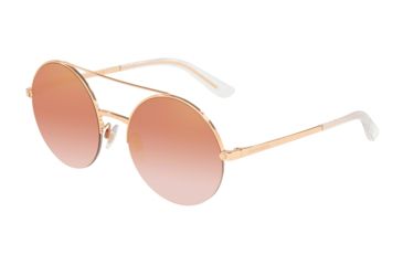 Image of Dolce&amp;Gabbana DG2237 Sunglasses 12986F-54 - , Gradient Pink Mirror Pink Lenses