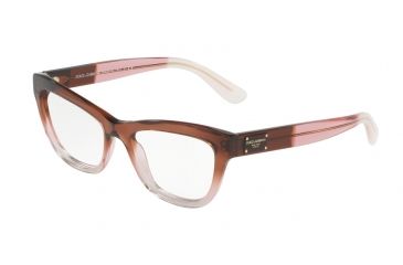 Image of Dolce&amp;Gabbana DG3253F Bifocal Prescription Eyeglasses 3060-51 - Bordeaux Grad/pink/powder Frame