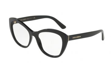 Image of Dolce&amp;Gabbana DG3284F Eyeglass Frames 501-53 - Black Frame