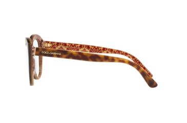 Image of Dolce&amp;Gabbana DG3284F Eyeglass Frames 3204-53 - Havana On Damascus Glitter