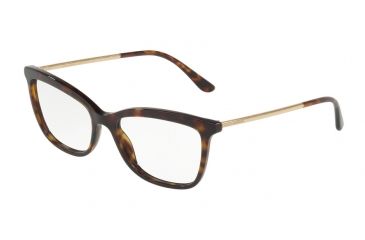 Image of Dolce&amp;Gabbana DG3286 Eyeglass Frames 502-52 - Havana Frame