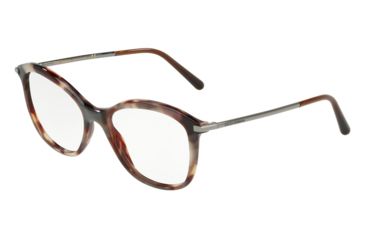Image of Dolce&amp;Gabbana DG3299 Progressive Prescription Eyeglasses 3193-51 - Havana Pearl Green/Brown Frame