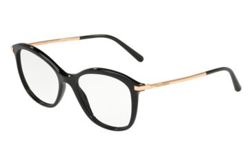 Image of Dolce&amp;Gabbana DG3299 Progressive Prescription Eyeglasses, 51mm, Black, DG3299-501-51-PRO