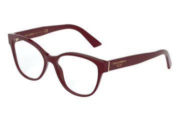 Image of Dolce&amp;Gabbana DG3322F Eyeglass Frames 3091-54 - Bordeaux
