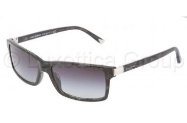 Image of Dolce&amp;Gabbana DG4122 Sunglasses 17238G-5716 - Black Pearl Gray Gradient