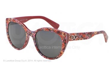 Image of Dolce&amp;Gabbana DG4217 Bifocal Prescription Sunglasses DG4217-279187-54 - Lens Diameter 54 mm, Frame Color Top Mosaic On Red