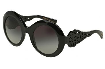 Image of Dolce&amp;Gabbana DG4265 Single Vision Prescription Sunglasses DG4265-501-8G-51 - Lens Diameter 51 mm, Frame Color Black