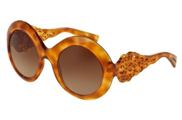 Image of Dolce&amp;Gabbana DG4265 Single Vision Prescription Sunglasses DG4265-512-13-51 - Lens Diameter 51 mm, Frame Color Blonde Havana