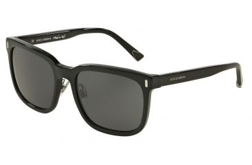 Image of Dolce&amp;Gabbana DG4271 Sunglasses 501/87-56 - Black Frame, Gray Lenses