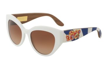 Image of Dolce&amp;Gabbana DG4278 Bifocal Prescription Sunglasses DG4278-303913-52 - Lens Diameter 52 mm, Frame Color White