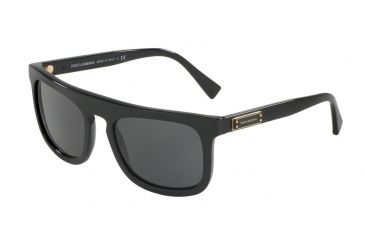 Image of Dolce&amp;Gabbana DG4288 Sunglasses 501/87-50 - Black Frame, Gray Lenses