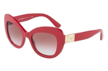 Image of Dolce&amp;Gabbana DG4308 Single Vision Prescription Sunglasses DG4308-30978D-53 - Lens Diameter 53 mm, Frame Color Fuxia