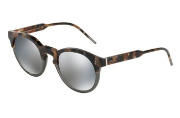 Image of Dolce&amp;Gabbana DG4329 Bifocal Prescription Sunglasses, 50mm, Blue Havana/transp Grey, DG4329-314540-50-BI