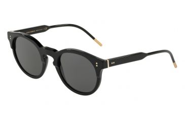 Image of Dolce&amp;Gabbana DG4329F Prescription Sunglasses, 50mm, Black / Matte Black, DG4329F-501-R5-50-SV