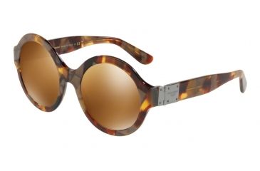 Image of Dolce&amp;Gabbana DG4331F Bifocal Prescription Sunglasses DG4331F-31706H-53 - Lens Diameter 53 mm, Frame Color Havana Pearl Gold