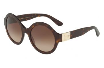 Image of Dolce&amp;Gabbana DG4331F Bifocal Prescription Sunglasses DG4331F-502-13-53 - Lens Diameter 53 mm, Frame Color Havana