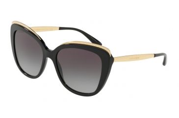 Image of Dolce&amp;Gabbana DG4332 Progressive Prescription Sunglasses, 57mm, Black, DG4332-501-8G-57-PRO