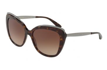 Image of Dolce&amp;Gabbana DG4332 Progressive Prescription Sunglasses, 57mm, Havana, DG4332-502-13-57-PRO