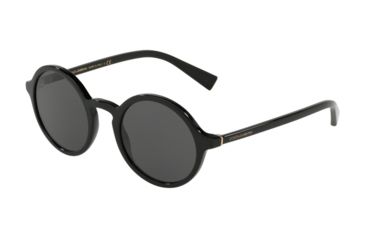 Image of Dolce&amp;Gabbana DG4342 Bifocal Prescription Sunglasses, 49mm, Black, DG4342-501-87-49-BI