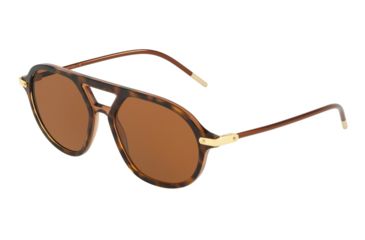 Image of Dolce&amp;Gabbana DG4343 Bifocal Prescription Sunglasses, 54mm, Top Havana On Transp Brown, DG4343-318573-54-BI