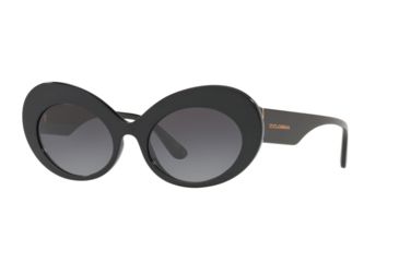 Image of Dolce&amp;Gabbana DG4345F Bifocal Prescription Sunglasses, 55mm, Black, DG4345F-501-8G-55-BI