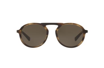 Image of Dolce&amp;Gabbana DG4351F Progressive Prescription Sunglasses DG4351F-320082-54 - Lens Diameter 54 mm, Frame Color Striped Tobacco