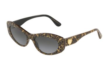 Image of Dolce&amp;Gabbana DG4360 Sunglasses 32148G-53, Grey Gradient Lenses