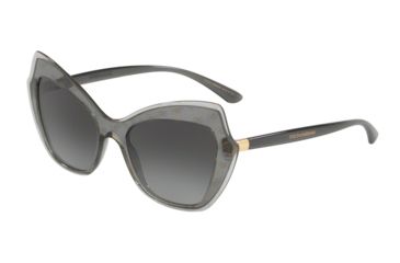 Image of Dolce&amp;Gabbana DG4361 Sunglasses 32138G-52, Grey Gradient Lenses