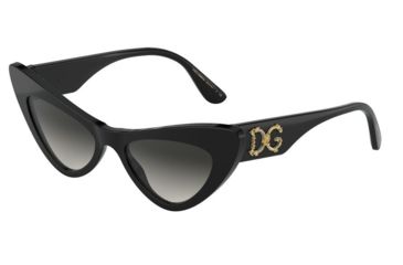 Image of Dolce&amp;Gabbana DG4368F Sunglasses 501/8G-52 - , Grey Gradient Lenses