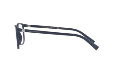 Image of Dolce&amp;Gabbana DG5027 Progressive Prescription Eyeglasses, 53mm, Matte Blue, DG5027-3017-53-PRO