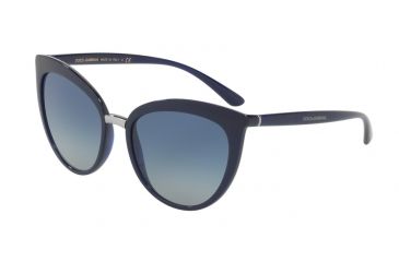 Image of Dolce&amp;Gabbana DG6113 Progressive Prescription Sunglasses, 55mm, Opal Blue, DG6113-30944L-55-PRO