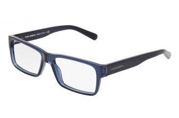 Image of Dolce&amp;Gabbana Discovery the unexpected DG3132 Eyeglass Frames 1850-5316 - Transparent Blue Demo Lens Frame