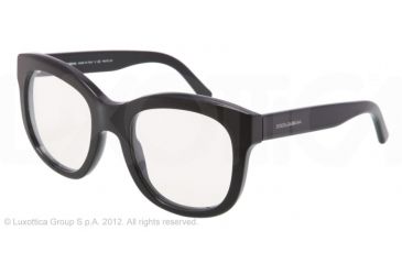 Image of Dolce&amp;Gabbana FASHION SHOW - TAILORING DG4166 Bifocal Prescription Sunglasses DG4166-501-87-53 - Lens Diameter 53 mm, Lens Diameter 53 mm, Frame Color Shiny Black