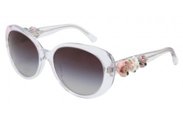 Image of Dolce&amp;Gabbana FLOWERS DG4183 Progressive Prescription Sunglasses DG4183-656-8G-57 - Lens Diameter 57 mm, Lens Diameter 57 mm, Frame Color Crystal