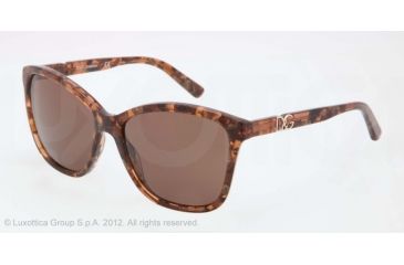 Image of Dolce&amp;Gabbana ICONIC LOGO DG4170P Bifocal Prescription Sunglasses DG4170P-255073-57 - Lens Diameter 57 mm, Lens Diameter 57 mm, Frame Color Brown Marble