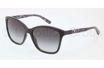 Image of Dolce&amp;Gabbana ICONIC LOGO DG4170P Bifocal Prescription Sunglasses DG4170P-26888G-5716 - Lens Diameter 57 mm, Frame Color Black