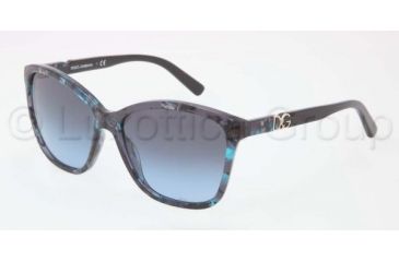 Image of Dolce&amp;Gabbana ICONIC LOGO DG4170P Bifocal Prescription Sunglasses DG4170P-26898F-5716 - Lens Diameter 57 mm, Frame Color Blue Marble